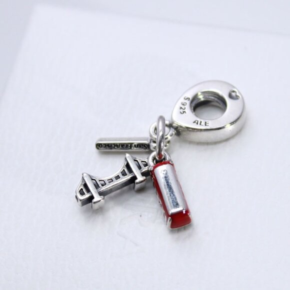 Pandora San Francisco Dangle Charm S925 Sterling Silver with box - Picture 1 of 5